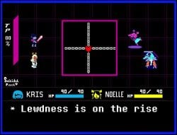 2d accurate_art_style animated battle deltarune deltarune_chapter_2 furry game_over gay gone_wrong human kris_(deltarune) monster noelle_holiday orgy orgy_sex pixel_art poppup_(deltarune) sex snowgrave suicidalpixel tagme video virovirokun yaoi
