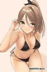 1girls 2d 2d_(artwork) 2d_artwork arm_behind_back bare_arms bare_belly bare_chest bare_hands bare_hips bare_legs bare_midriff bare_navel bare_shoulders bare_skin bare_thighs belly belly_button big_breasts bikini bikini_bottom bikini_only bikini_top black_bikini black_bikini_bottom black_bikini_top black_hair_tie black_swimsuit black_swimwear breasts brown-eyed_female brown-haired_female brown_eyes brown_hair busty busty_female busty_girl cleavage closed_mouth_smile collarbone curvaceous curvaceous_body curvaceous_female curvaceous_figure curvaceous_hips curvy curvy_body curvy_female curvy_figure curvy_hips digital digital_art digital_drawing digital_drawing_(artwork) digital_media digital_media_(artwork) elbows exposed_arms exposed_belly exposed_chest exposed_hips exposed_legs exposed_midriff exposed_navel exposed_shoulders exposed_skin exposed_thighs eyebrows_visible_through_hair female female_focus female_only fingers groin hair_between_eyes hair_tie half_naked half_nude halterneck hand_behind_back hourglass_figure inguinal_crease inguinal_ligament large_boobs large_breasts lean_figure long_hair looking_at_viewer looking_up looking_up_at_viewer midriff naked naked_female naked_woman narrow_waist navel nude nude_female nudity oc original original_art original_artwork original_character parted_bangs ponytail posing posing_for_the_viewer semi_nude shoulders side-tie_bikini simple_background sitting sitting_on_ass sitting_on_floor sitting_on_ground skeptycally slender_body slender_waist slim_waist smile smiley_face smiling smiling_at_viewer solo string_bikini swimsuit swimwear thigh_gap thighs upper_body white_background wide_hips