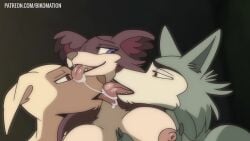 1girls 2026 2boys 2d 2d_(artwork) 2d_animation 2d_artwork 5_fingers anal anal_sex animated animation anthro anthro_on_anthro anthro_only anthro_penetrated anthro_penetrating anthro_penetrating_anthro anus_focus ass asshole balls balls_deep barefoot beastars better_version_at_source big_areola big_breasts big_eyes big_penis bikomation black_eyes black_nose blinking blue_eyes bodily_fluids body_hair bouncing_balls bouncing_penis bouncing_tail breast_grab breast_squeeze breast_squish breasts breath breathing brown_body brown_fur brown_nose canid canine canis cheek_tuft claws clenched_teeth climax clitoris closed_eyes cock_in_ass cock_in_vagina cocky countershading cum cum_drip cum_dripping_out_of_pussy cum_from_pussy cum_from_vagina cum_in_pussy cum_leak cum_leaking cum_leaking_out cum_leaking_out_of_anus cum_leaking_out_of_pussy cum_on_balls cum_on_body cum_on_penis cum_on_pussy cum_string cumshot cumshot_in_anus cumshot_in_ass cumshot_in_pussy cumshot_in_vagina cute deep_penetration detailed_background dick dick_in_ass dick_in_pussy dick_in_vagina digital_media digital_media_(artwork) dog_ears double_penetration ejaculate ejaculating ejaculating_cum ejaculation embrace embracing erect_nipples erect_penis erection excited excited_expression excited_face excited_female excited_for_sex eye_contact eyebrows eyelashes face_lick face_licking face_to_face facial_expressions facial_tuft feet feet_fetish feet_focus feet_up female female_penetrated fingers floppy_ears fluffy fluffy_balls fluffy_cheeks fluffy_ears fluffy_fur fluffy_hair fluffy_tail foot_fetish foot_focus frame_by_frame french_kiss french_kissing frottage fur furry genital_fluids genitals gesture grey_body grey_fur group group_sex half-closed_eyes hand_on_breast hand_on_chest hand_on_leg heat hindpaw horny horny_expression horny_face horny_female hug in_heat interspecies intimate jack_(beastars) jiggle jiggling jiggling_ass jiggling_butt juno_(beastars) kiss kissing kissing_while_penetrated labrador leg_lift leg_on_head leg_on_shoulder leg_over_head legoshi_(beastars) legs legs_crossed legs_tied legs_up lick licking licking_face licking_tongue long_tongue longer_than_30_seconds looking_at_another looking_at_partner looking_at_viewer looking_pleasured lovers lying male male/female male/male/female male_penetrating male_penetrating_female mammal meaty_ass meaty_butt meaty_dick mmf_threesome moan moaning moaning_female moaning_in_pleasure moaning_on_cock multicolored_body multicolored_fur music naked narrowed_eyes netflix nipples nude nude_anthro nude_female nude_male open_mouth orgasm orgasm_face orgasm_from_anal pawpads paws penetration penile penile_penetration penis penis_close-up penis_in_anus penis_in_ass penis_touching penis_touching_vagina pleasure pleasure_face pleasured pleasured_face pleasured_female pulsating pulsating_cock pulsating_cumshot pussy pussy_focus pussy_juice pussy_lips pussy_wide_open raised_leg raised_tail saliva saliva_drip saliva_on_face saliva_on_tongue saliva_string saliva_trail semen semen_in_anus semen_in_vagina sex sexy_body simultaneous_ejaculation simultaneous_orgasms smile soles sound sound_edit sound_effect sound_effects spoon_position spooning spooning_double_penetration spread_legs straight straight_sex tagme tail tail_motion tailwag tan_body tan_fur teeth teeth_clenched teeth_showing teeth_visible testicles threesome threesome_sex throbbing throbbing_anus throbbing_balls throbbing_penis toe_claws toes tongue tongue_kiss tongue_licking tongue_out tongue_to_tongue tongue_touching_another's_tongue touching_breast touching_nipples touching_penis touching_pussy trio tuft two-tone_body two-tone_fur two_on_one vagina vagina_focus vaginal_fluids vaginal_juices vaginal_penetration vaginal_sex vein veiny_penis video wet white_claws wide_eyed widescreen wolf