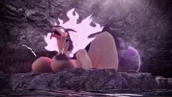 1girls 3d absurd_res ahe_gao anthro areola ass bent_over big_breasts big_butt blender_(artwork) blender_eevee_(artwork) bodily_fluids breast_milking breast_rest breasts breath cave clothed clothing digital_media_(artwork) echolance egg egg_laying ejaculation english_text exhausted eye_roll female female_only fire flaming_hair fur hi_res huge_breasts inside lactating leaking leaking_milk looking_pleasured mature_female milk mother multicolored_body naked nintendo nipples nude orgasm orgasm_face outside overweight parent pokémon_(species) pokemon pokemon_(species) pokemorph pose posing_nude projectile_lactation pseudo_hair pushing solo spreading squeezing steam steaming steamy_breath text thick_thighs tongue tongue_out topless typhlosion typhlosion_(bluejuicyjuice) water wide_hips