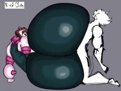 <1_second_video 1boy1girl alternate_version_available animated ass benkonroy big_butt big_penis massive_butt my_hero_academia no_sound ochako_uraraka tagme thenewhenryart video