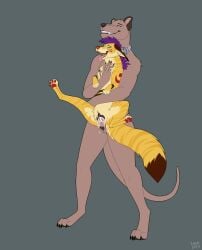 animal_genitalia animal_penis animal_vulva anthro anthro_on_feral anthro_penetrating anthro_penetrating_feral bodily_fluids caraluca collar collar_only cum cum_from_vagina cum_in_vagina cum_inside cumshot dasyuromorph digital_media_(artwork) druid druid_(feral) duo ejaculation erection fangs feet felid feline female female_feral female_penetrated feral feral_penetrated fur genital_fluids genitals half-closed_eyes hi_res holding_partner larger_anthro larger_male looking_pleasured magic_user male male/female male_anthro male_penetrating male_penetrating_female mammal marsupial narrowed_eyes nude open_mouth orgasm orgasm_face pawpads penetration penile penile_penetration penis penis_in_vagina rae_(caraluca) recently_extinct_species sex simple_background size_difference smaller_female smaller_feral smaller_penetrated smile spread_legs spreading standing standing_sex tail teeth thylacine toes tongue tongue_out tribal_spellcaster vaginal_penetration vulva zoophilia