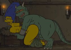 marge simpson from the simpsons by vylfgor