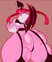 big_ass big_breasts fat_ass flow1nriver fnf:_angelic_rhythms friday_night_funkin friday_night_funkin_mod huge_ass large_breasts long_hair mid_fight_masses panties pink_eyes pink_fur pink_hair round_ass sarvente_(dokki.doodlez) semi_nude small_clothes succubus succubus_costume succubus_horns succubus_wings thick_thighs thighhighs thighs