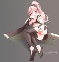 1girls 2d 2d_(artwork) 2d_artwork after_sex after_vaginal anus areola areolae ass average_breasts belly black_footwear black_leggings black_legwear black_shoes black_stockings black_thigh_highs black_thighhighs breasts calves collarbone cum cum_drip cum_dripping_from_pussy cum_dripping_out_of_pussy cum_in_pussy cum_in_uterus cum_in_vagina cum_inside cum_inside_vagina dancer_outfit digital digital_art digital_drawing digital_drawing_(artwork) digital_media digital_media_(artwork) female female_focus female_only fire_emblem fire_emblem_heroes footwear full_body grey_background half_naked half_nude high_resolution highres insemination knees lean_figure leggings legs legwear long_hair looking_at_viewer lying lying_down lying_on_floor lying_on_ground lying_on_side medium_breasts midriff naked naked_female naked_woman narrow_waist nipples nude nude_female nudity olivia_(fire_emblem) on_floor on_side open_pussy opening_pussy pink-eyed_female pink-haired_female pink_areola pink_areolae pink_eyes pink_hair pink_hair_female pink_nipples ponytail pussy semen_in_pussy semen_in_uterus semen_in_vagina semen_inside semi_nude shoes shoulders simple_background skeptycally slender_body slender_waist slim_waist solo spreading_own_pussy spreading_pussy spreading_vagina stockings thigh_highs thighhighs thighs uncensored_breasts uncensored_nipples underboob