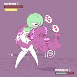 2017 animated anthro anus ass battle breasts defeat diives duo female gameplay_mechanics gardevoir invalid_tag licking mature mismagius nintendo nipples patreon pokemon pokemon_(species) pokemon_battle pussy tongue tongue_out video_games yuri