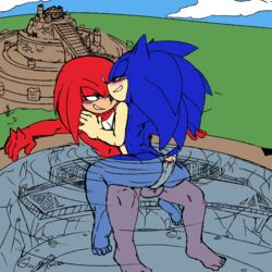 knuckles the echidna from sonic (series) by soina