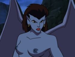 angela_(gargoyles) breasts disney edit female female_only gargoyles mahmapuu nipples screenshot screenshot_edit