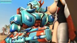 3d alternate_costume animated areola areolae artificial_vagina big_breasts breasts coot27 dickgirl dynastinae_orisa erection futanari intersex large_breasts large_penis living_machine mercy nipples omnic orisa overwatch penis penis_milking robot servantesnc sound source_filmmaker technophilia video