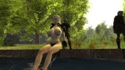 2boys 3d animated blowjob elf elf_ears elf_female fallen_throne female garry's_mod longer_than_one_minute mostly_nude mp4 queen queen_nualia sex_from_behind slutty_outfit sound tagme underwater underwater_view video water