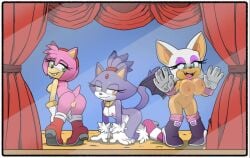 amy rose from sonic (series) by leatherruffian
