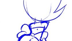 animated brawl_stars clothed lola_(brawl_stars) papersketch shaking shaking_ass shaking_butt sketch