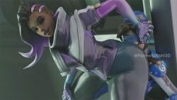 2girls animated ass_in_face ass_shake ass_worship assjob bubble_butt cadet_oxton clothed face_in_ass grinding grinding_on_face hand_on_head holding_head kishi multiple_girls overwatch overwatch_2 shaking_butt sombra stinkface tracer yuri