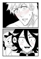 1boy bleach dangerousbride female ichigo_kurosaki karoll_ann kon kuchiki_rukia