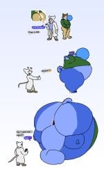 azspicedjason belly blueberry_inflation furry giant_butt text