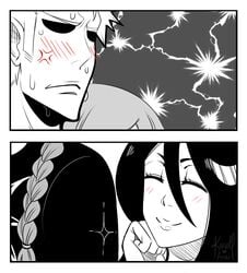 1boy bleach dangerousbride female ichigo_kurosaki karoll_ann kuchiki_rukia