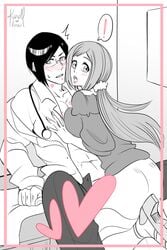 1boy bleach dangerousbride female inoue_orihime uryu_ishida