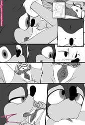 comic cream_the_rabbit doujinshi hedgehog lagomorph mammal pussy rabbit sonic_(series) sonic_the_hedgehog tc