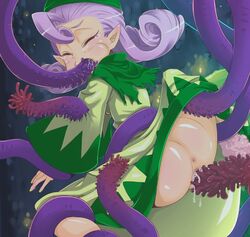 anus ass big_ass chrono_(series) chrono_cross curly_hair dress dress_lift fairy fellatio green_eyes lilije_drug mam_melon oral pointy_ears purple_hair pussy razzly sex square_enix tagme tentacle torn_clothes vaginal_penetration