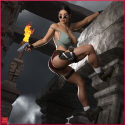 1girls 3d big_ass big_breasts bimbo breasts british british_female bust busty chest core_design curvaceous curvy curvy_figure eidos eyebrows eyelashes eyes female female_focus hips hourglass_figure huge_breasts human lara_croft lara_croft_(classic) large_breasts legs light-skinned_female light_skin lips looking_over_eyewear looking_over_glasses looking_over_sunglasses mature mature_female nathanomir slim_waist sunglasses thick thick_hips thick_legs thick_thighs thighs tinted_eyewear tomb_raider top_heavy voluptuous voluptuous_female waist wide_hips