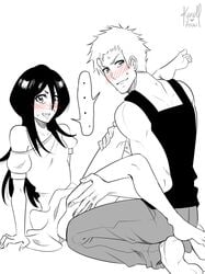 1boy bleach dangerousbride female ichigo_kurosaki karoll_ann kuchiki_rukia tagme