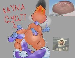 1girls 2boys anal anal_penetration bowgart double_penetration family_guy female kayna male matthew_the_bowgart_is_hard meme my_singing_monsters penetration penis peter_griffin pomily sooza vaginal_penetration