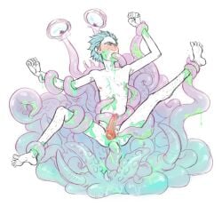 adult_swim alien anal cum gay oral penetration rick_and_morty rick_sanchez tagme tagme_(artist) tentacle tentacle_on_male