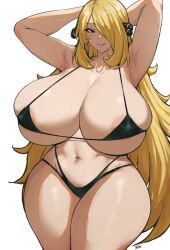 cynthia (pokemon) from nintendo by batako