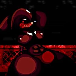 1boy big_breasts black_sclera blood blood_on_face bulge creepypasta friday_night_funkin hands_behind_head image knuckles.exe knuckles_the_echidna looking_at_viewer male male_only no_ears no_humans red_panties red_pupils red_underwear scrap_brain solo solo_focus solo_male sonic.exe sonic.exe_(creepypasta) sonic.exe_(series) sonic_(series) sonic_the_hedgehog_(series) thick_ass thick_thighs