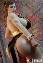 3d alternate_costume asian asian_female ass big_ass big_breasts capcom chun-li invdia3d light_skin street_fighter street_fighter_6 street_fighter_v