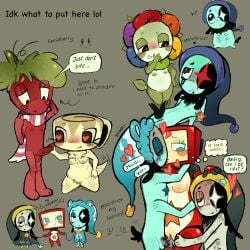 astro_(dandy's_world) couple_(romantic) cuntboy dandy's_world dandy_(dandy's_world) dandys_world moonflower_(dandy's_world) moonvision multiple_boys multiple_girls shelly_(dandy's_world) sprout_(dandy's_world) trio v33m0t3 vee_(dandy's_world)