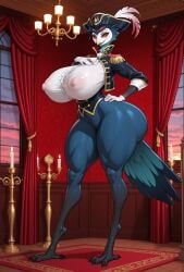 ai_generated demon female_stolas helluva_boss owl stolas_(helluva_boss) surikat