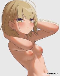 1girls 2d 2d_(artwork) 2d_artwork areola areolae arm_behind_head bare_armpits bare_arms bare_belly bare_breasts bare_chest bare_hands bare_midriff bare_navel bare_nipples bare_shoulders bare_skin bare_tits bare_torso belly belly_button blonde-haired_female blonde_female blonde_hair blonde_hair_female blush blush_face blushing_at_viewer blushing_female blushing_lines breasts collarbone completely_naked completely_naked_female completely_nude completely_nude_female digital digital_art digital_drawing digital_drawing_(artwork) digital_media digital_media_(artwork) elbows exposed_armpits exposed_arms exposed_belly exposed_breasts exposed_chest exposed_midriff exposed_navel exposed_nipples exposed_shoulders exposed_skin exposed_torso eyebrows_visible_through_hair female female_focus female_only fully_naked fully_nude hand_behind_head lean_figure long_hair looking_at_viewer midriff naked naked_female naked_woman narrow_waist navel nipples nude nude_female nudity oc original original_art original_artwork original_character petite petite_body petite_breasts petite_female petite_girl petite_tits pink_areola pink_areolae pink_nipples posing posing_for_the_viewer posing_naked posing_nude shoulders simple_background skeptycally slender_body slender_waist slim_waist small_breast small_breasts solo standing tiny_breasts topless topless_female uncensored uncensored_breasts uncensored_nipples upper_body white_background white_pupils yellow-haired_female yellow_hair