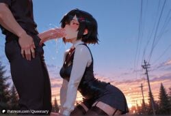 1boy 1girls ai_art ai_generated asian asian_female ass big_ass big_breasts big_butt big_thighs black_hair breasts cowgirl_pose cowgirl_position curvaceous curvaceous_female curvaceous_figure curves curvy curvy_body curvy_female curvy_figure curvy_hips embarrassed embarrassed_female marvel marvel_comics marvel_rivals open_mouth pantyhose peni_parker peni_parker_(marvel_rivals) queenary ripped_clothing ripped_pantyhose school school_uniform schoolgirl schoolgirl_uniform short_hair sole_female thick thick_ass thick_hips thick_legs thick_thighs thighs voluptuous voluptuous_body voluptuous_female wide_ass wide_hipped_female wide_hips