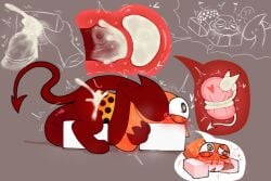 accurate_robloxian block_tales blocky_body blush cross_section cum cum_in_pussy cum_inside cum_splatter hatred_(block_tales) impregnation male_focus nejajiku_nsfw penis roblox roblox_game robloxian side_view source_request tagme vaginal_penetration