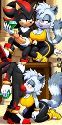 1boy 1boy1girl 1girls ai_generated female hedgehog lemur male male/female pixai shadow_the_hedgehog silverknight395 sonic_(series) sonic_the_hedgehog_(series) tagme tangle_the_lemur
