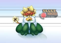 1girls anthro anthrofied big_breasts blush breasts cavewoman claws comic electronic_arts female flora_fauna gigablockmaster plant plant_girl plant_humanoid plants_vs._zombies plants_vs_zombies popcap_games primal_sunflower_(pvz) primitive sharp_teeth sunflower_(pvz) wild