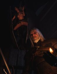 geralt of rivia from cd projekt red by somenerdygentleman
