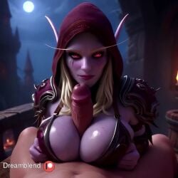 1boy ai_assisted ai_generated alexstrasza animated armor artist_name bikini_armor biting blizzard_entertainment blonde_hair blood_elf blurry blurry_background boobjob breasts breasts_squeezed_together cleavage closed_mouth clothed_female_nude_male collarbone colored_sclera colored_skin completely_nude cum cum_between_breasts cumshot dark_ranger dreamblend elf erection eyelashes female freckles glowing glowing_eyes green_eyes grey_skin hood hood_up huge_breasts indoors large_breasts lips long_hair long_pointy_ears looking_at_viewer looking_up makeup male_pubic_hair navel night night_elf nose nude on_floor paizuri pale_skin parted_lips pauldrons penis pointy_ears pov pov_crotch precum purple_skin red_eyes shiny_skin shoulder_armor solo_focus sound straight sylvanas_windrunner tagme tile_floor uncensored undead veins video warcraft window wooden_floor