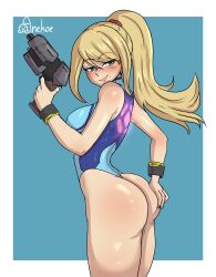 samus aran from metroid by anekoe98