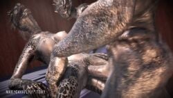 1boy 2girls 3d 3d_animation against_surface alien alien_boy alien_humanoid alien_on_anthro alien_penetrating animated anthro anthro_penetrated argonian bouncing_breasts cavafly01 faceless_male feathers female grey_body grey_scales grey_skin halo_(series) humanoid_hands humanoid_penetrating male male/female missionary_position no_humans pleasure_face pussy red_eyes sangheili scalie sex shorter_than_10_seconds shorter_than_30_seconds skyrim tagme the_elder_scrolls thick_penis vaginal_penetration voyeur watching watching_sex