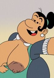 1girls areola_slip areolae bbw black_eyes black_hair breasts chubby chubby_female color color_edit colored colored_sketch colorization colorized colorshun gilf grandmother granny latina nickelodeon nipples one_breast_out open_mouth ponytail rosa_casagrande showing_breasts takeshi1000 the_casagrandes tongue