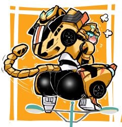 tachi (metal cardbot) from metal cardbot by mralee