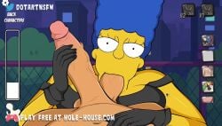 1boy 1girls animated ball_fondling ball_sucking big_penis blue_hair breasts close-up close_up cum cum_on_face dotartnsfw erection female front_view gloved_handjob gloves handjob handjob_while_sucking hole_house latex leaning leaning_forward looking_at_viewer marge_simpson masturbation milf moaning nipples older_female orgasm sex sound sucking sucking_balls sucking_testicles sucking_tip tagme testicles the_simpsons tight_fit vein veiny_penis video