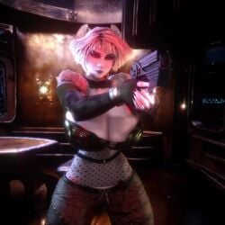 1girls 3d 3d_animation alternate_breast_size animated big_breasts breasts breasts_bigger_than_head chiana cleavage clothed clothed_female enormous_breasts farscape female female_only firing_weapon flat_belly gigantic_breasts gun holding_gun holding_object holding_pistol holding_weapon huge_breasts jiggle jiggle_physics jiggling jiggling_breasts large_breasts looking_at_viewer massive_breasts narrow_waist pants pistol shooting shooting_gun short_playtime shorter_than_10_seconds slim_waist small_waist soft_breasts solo solo_female tagme top_heavy upper_body vaako video virt-a-mate virtamate weapon