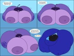 ass ass_expansion belly belly_expansion big_ass big_belly big_breasts blueberry_inflation bottom_heavy breast_expansion breasts breasts_out dragon_girl drawing eotidiss expansion fat fat_ass fat_belly fat_butt female female_focus female_only furry gigantic_ass gigantic_breasts green_hair growth hourglass_figure hourglass_figured_female huge_ass huge_breasts human hyper hyper_ass hyper_breasts hyper_hourglass inflation lj_caffie massive_ass massive_breasts meat_wall_(body_type) misha_(shygal) monster_girl purple_hair purple_skin sequence shy_gal wardrobe_malfunction weight_gain