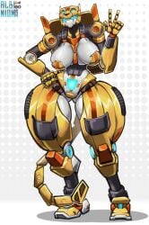 tachi (metal cardbot) from metal cardbot by albinion