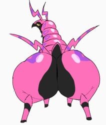 ass female female_feral feral game_freak huge_ass lewdicrousart nintendo pokemon pokemon_(species) scolipede video_games yellow_eyes