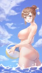 1girls areolae ass beach_ball big_ass big_breasts breasts chubby completely_nude completely_nude_female curvy erect_nipples female female_only harry_(dudwofla) large_breasts looking_at_viewer mei_(overwatch) naked naked_female nude nude_female overwatch solo solo_female thick_thighs