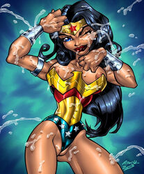 1girls 2003 color colored cum dc_comics female female_only kristoffer_remmell solo tagme wonder_woman wonder_woman_(series)